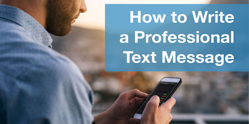 how to write a good sms text message